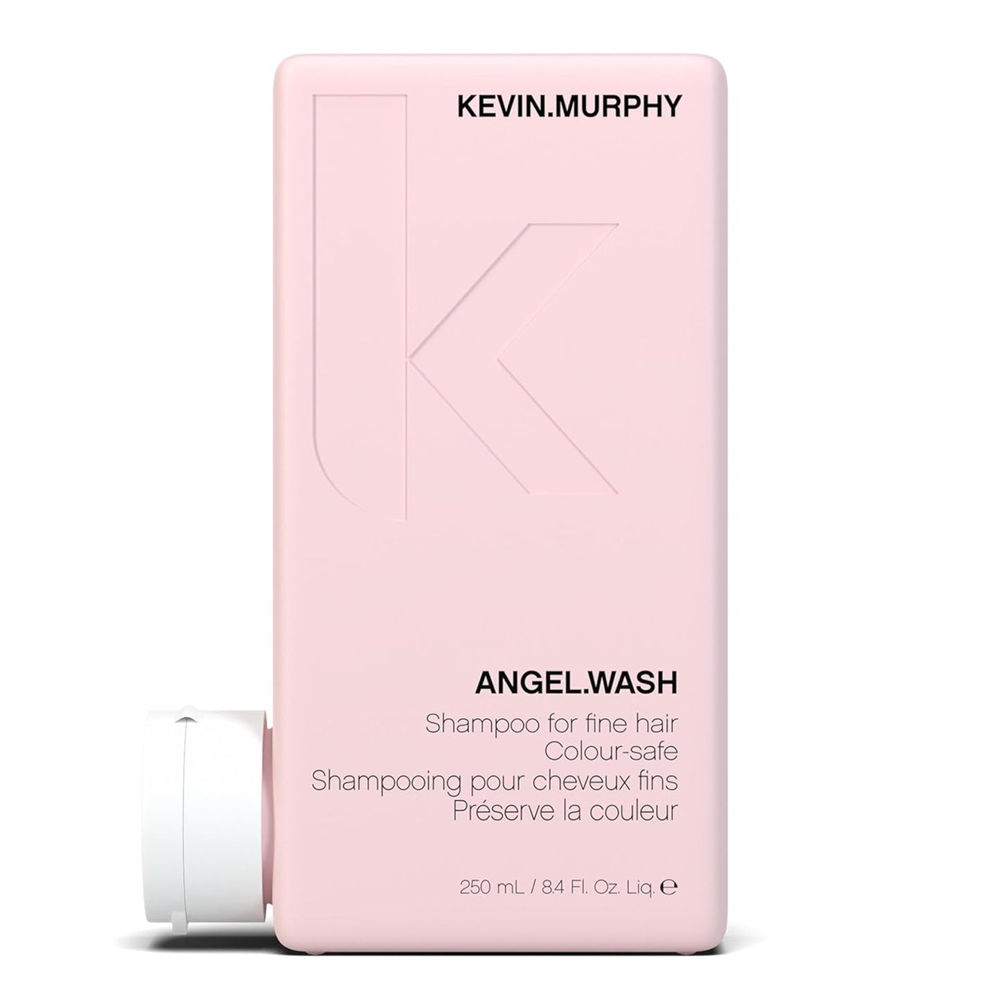 KEVIN.MURPHY ANGEL.WASH - Restorative Shampoo - For Fine Coloured Hair - Colour-Safe Shampoo - With Vitamins & Antioxidants - Sulphate & Paraben Free - 250 ml / 8.4 fl oz