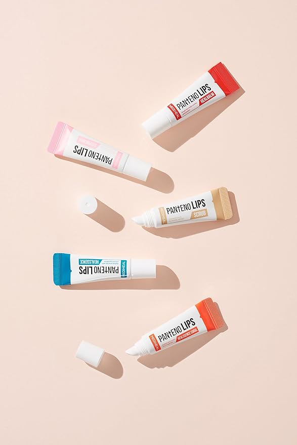 MEDIHEAL Pantenolips Lip Scrub 2 Pack Removes Rough Dead Skin Cells Moist Dry Lips, Panthenol Micro Walnut Shell Powder