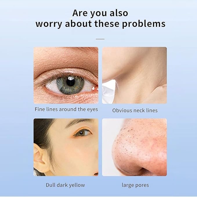 Puffy Eyes Treatment | Eye Puffiness | Eye Bags | Crows Feet | Fine Line Reducing -Under Eye, Plump Lips Wrinkle Repair Tool - Daily Anti-aging Treament - Skin Care (Red)