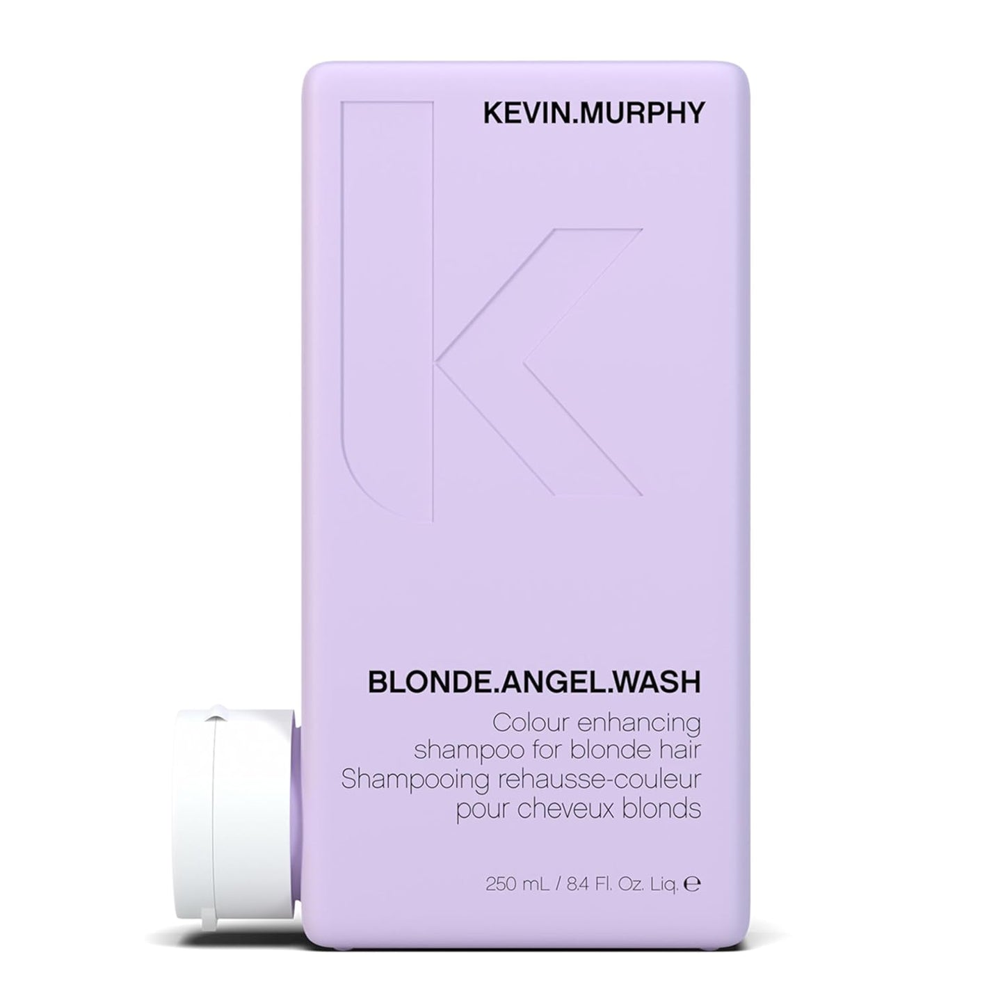 KEVIN.MURPHY BLONDE.ANGEL.WASH - Blonde Shampoo - Purple Shampoo for Blonde & Grey Hair - Colour Enhancement Hair Care - Colour Safe - Paraben & Sulphate Free - 250 mL /8.4 fl oz