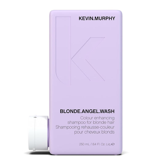 KEVIN.MURPHY BLONDE.ANGEL.WASH - Blonde Shampoo - Purple Shampoo for Blonde & Grey Hair - Colour Enhancement Hair Care - Colour Safe - Paraben & Sulphate Free - 250 mL /8.4 fl oz