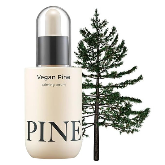 CHARMZONE Vegan Pine Calming Serum – Korean Skincare for Sensitive Skin | Hydrating & Soothing Face Serum with Jeju Pine Leaf Extract for Redness & Irritation Relief (1.52 fl oz / 45 ml)