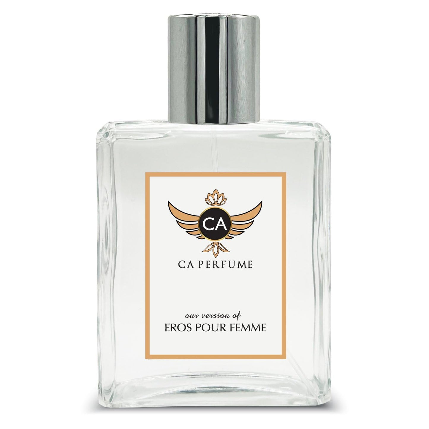 CA Perfume Impression of Eros Pour Femme For Women Replica Fragrance Dupes Eau de Parfum Spray Bottle 3.4 Fl Oz/100ml-X1