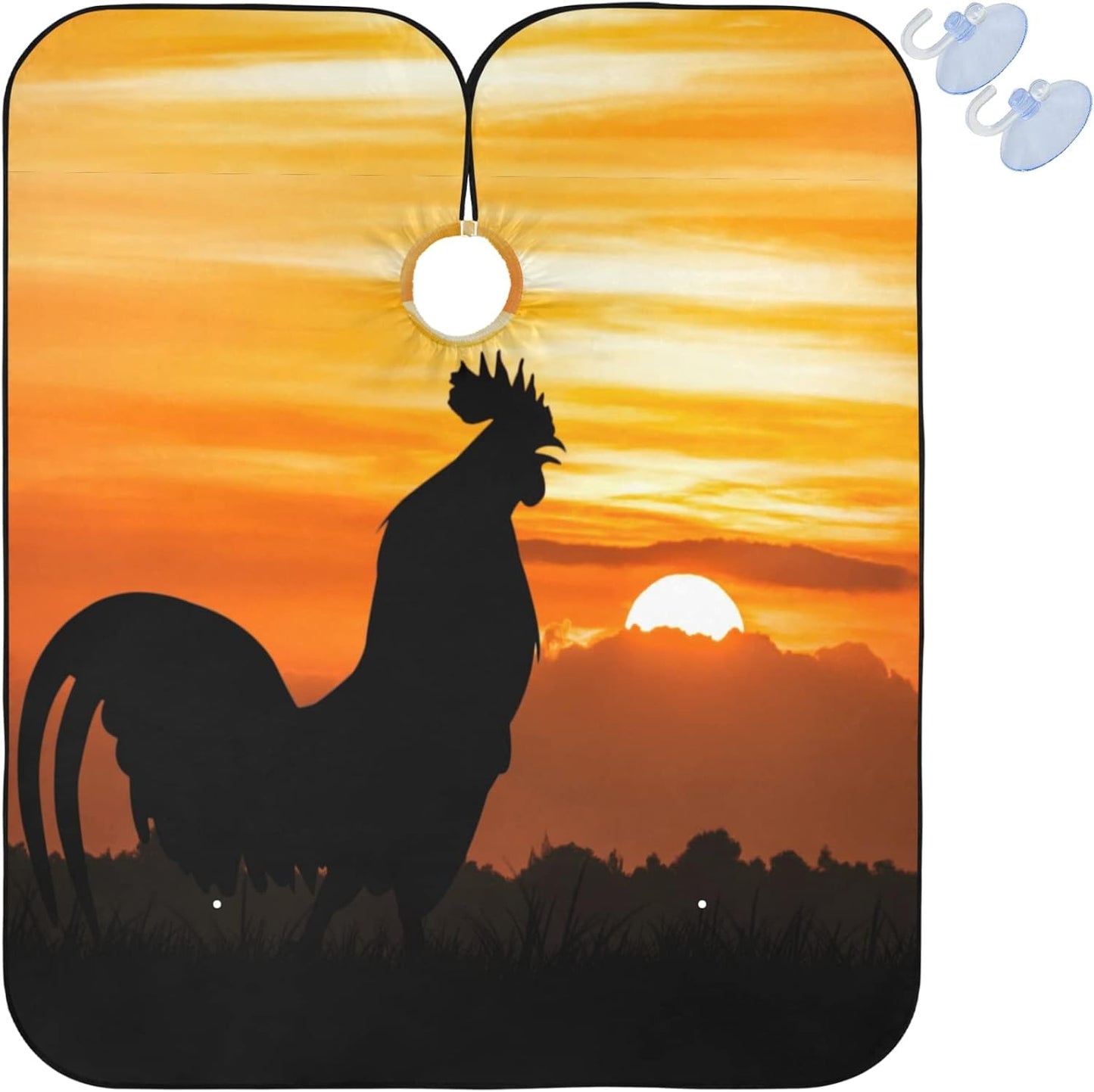 Barber Capes Polyester Hair Cutting Salon Cape with Snaps Beard Bib Hairdresser Gown Stylist Cape For Men Women