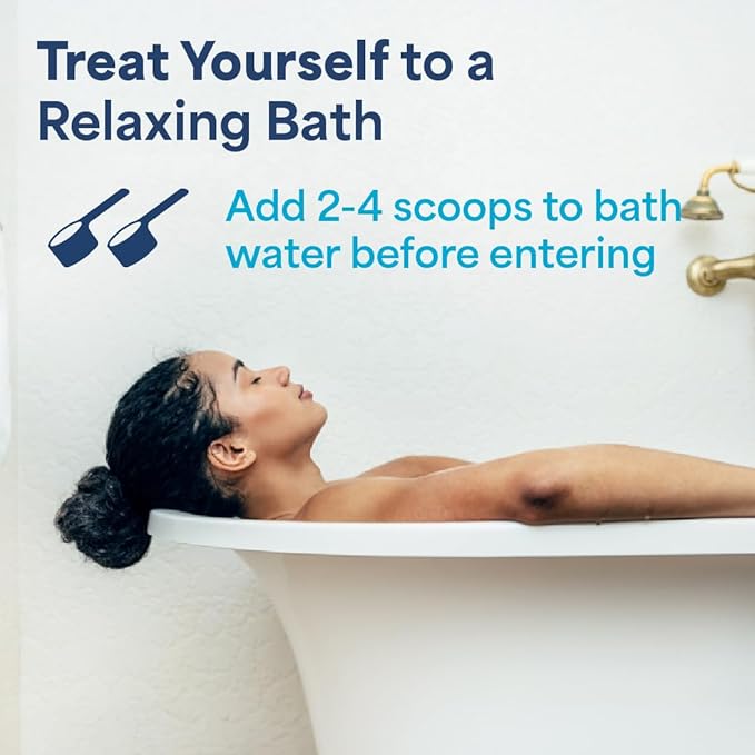 Epsomgel™ Natural Epsom Salts - 750g | 100% Pure Magnesium Bath Salts for Sore Muscles | Ideal for Relaxation, Muscle Relief & Skin Soothing | Relaxing Home Spa | Unscented