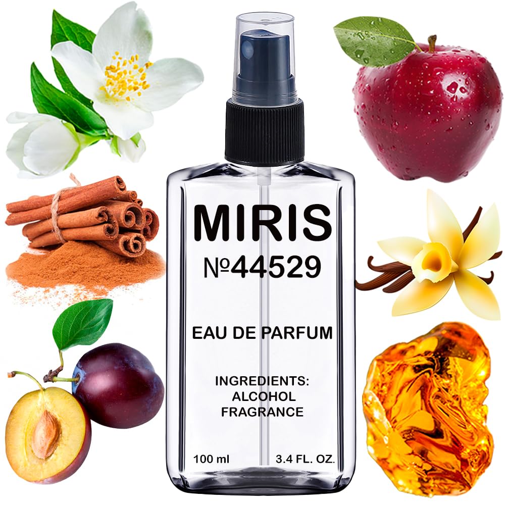 MIRIS No. 44529, Inspired by Fera Black, Long-Lasting Eau de Parfum for Men, Spray 3.4 Fl Oz / 100 ml
