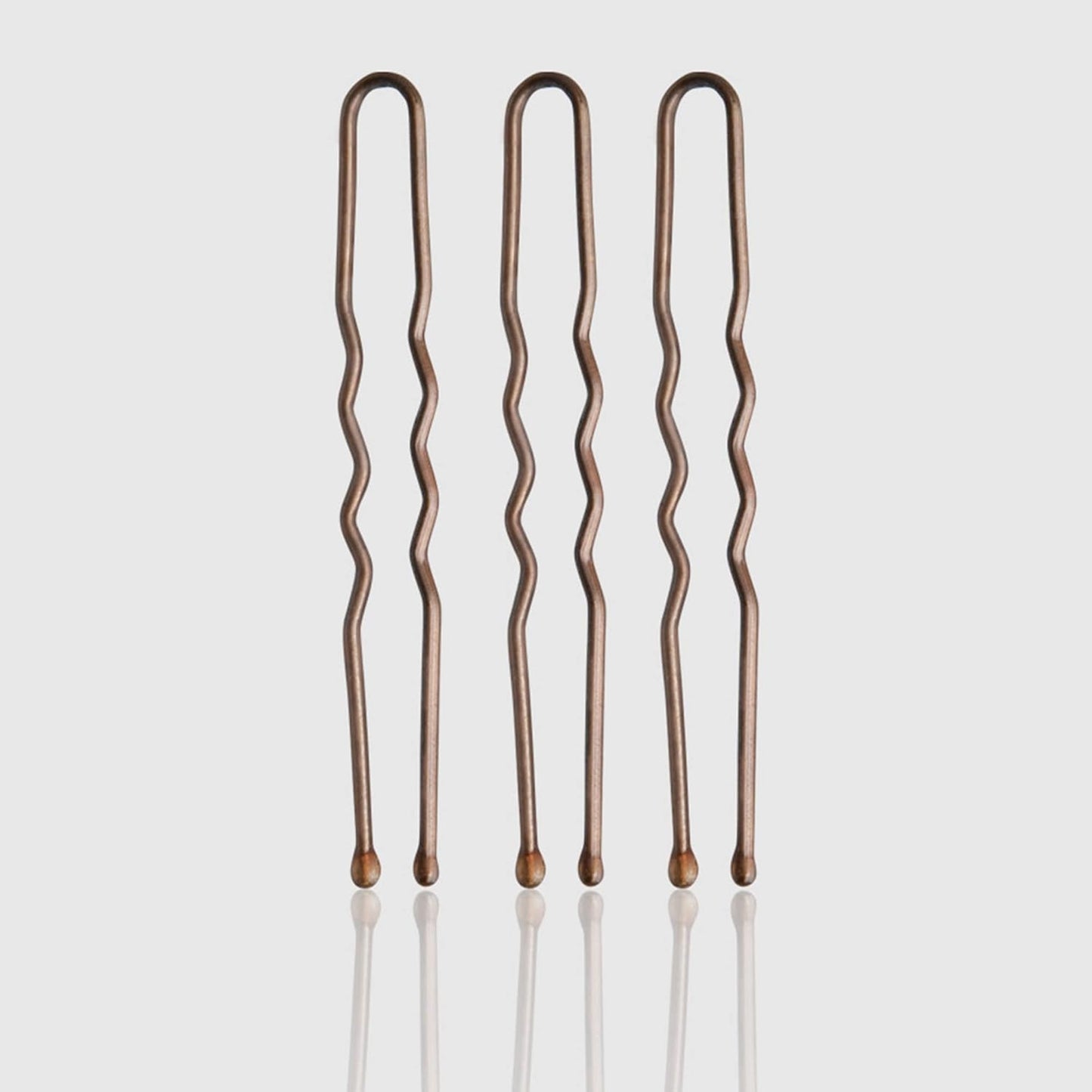 Fromm Style Artistry 1.75" U-shaped Crimped Hair Pins, Matte Bronze, 800 Hair Pins, Secure Hold, Suitable for All Hair Types and Lengths, Hair Accessories for Women