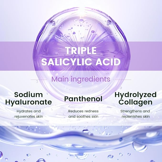 Salicylic Acid Face Masks Skincare,Facial Mask Skin Care Korean,Nourish,Deep Moisturizing,Atural Skin Care Spa Face Mask,Hydrating Smoothing Face Masks for Women Men,for All Skin Types 6Pack