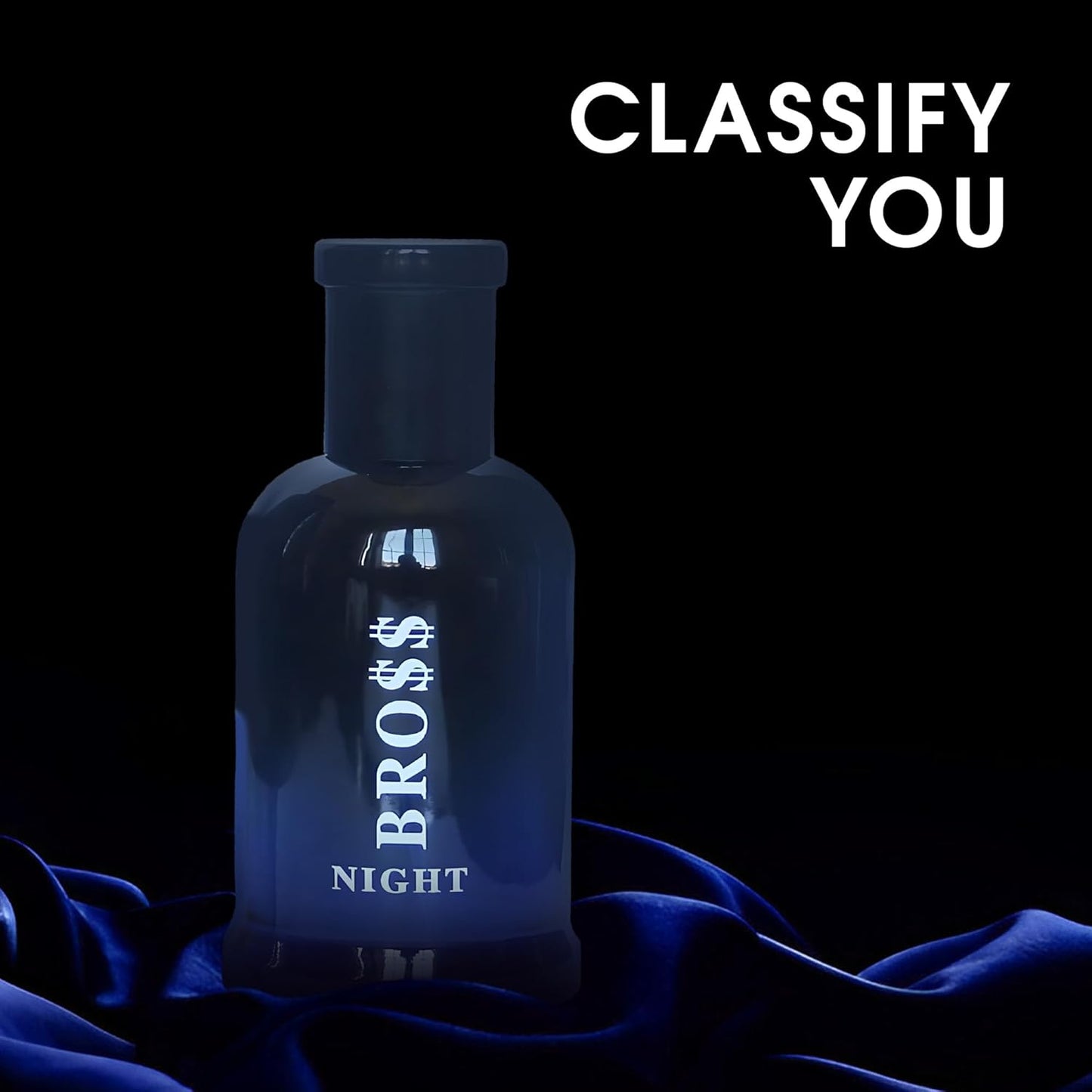 Bross Night Men's Cologne–Timeless & Refined Scent With Citrus, Spices, And Woody Notes – Elegant Long Lasting Fragrance 3.4Fl Oz For Daily Used