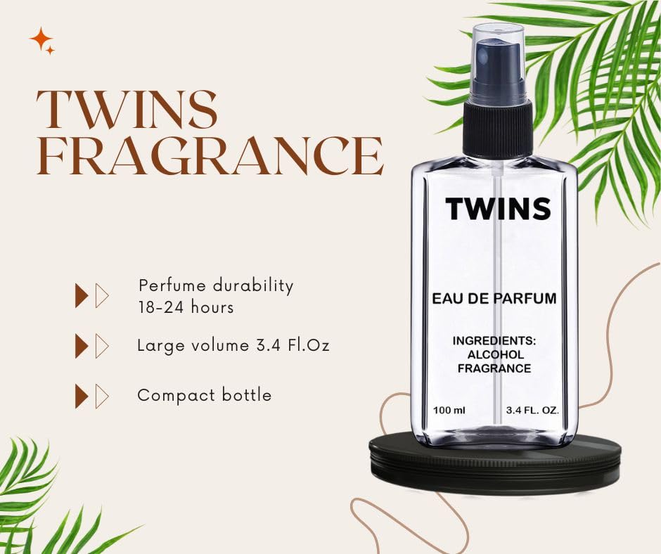 TWINS Impression of In Red | Perfume for Women Eau de Parfum | No.1125 | 3.4 Fl Oz / 100 ml