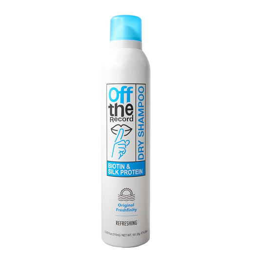 OFF THE RECORD Dry Shampoo - Original Freshfinity | Refreshing & Strengthening | Biotin + Silk Protein | Frizz Control & Shine | 10.65 oz