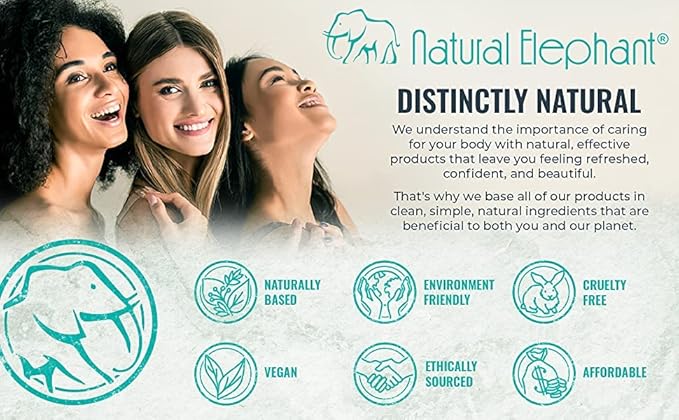 Natural Elephant Dead Sea Bath Salt | 8oz Travel Size | 100% Natural and Pure | Fine Grain | Ideal for Baths and Soaks