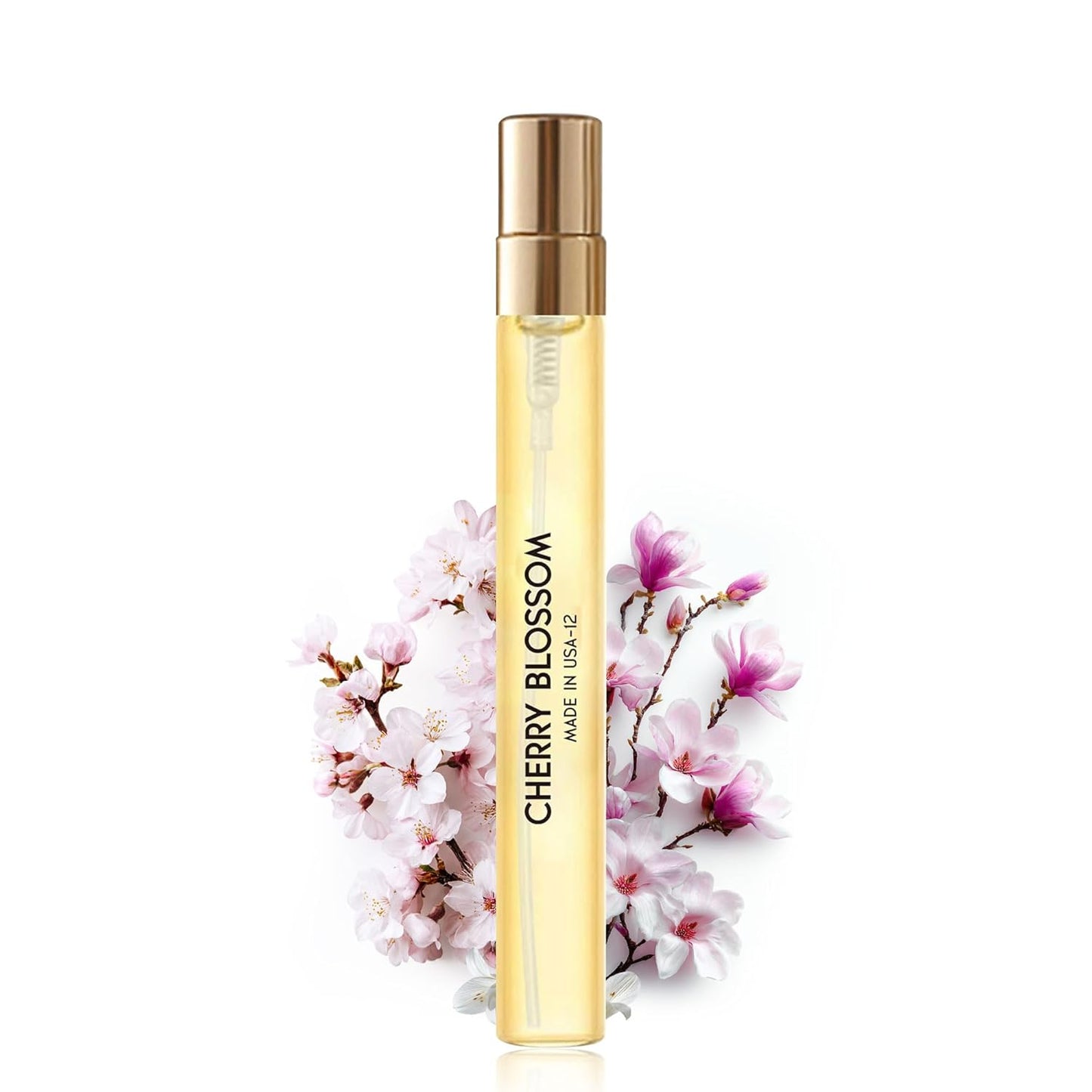 Pheromones Perfumes for Women, Inspired by Jo Ma/lone's Cherry Blossom Perfumes Oil, Essence of Blossoming Floral, Airy Scents, Pheromone Cologne for Men&Women,0.6 fl. Travel Size Perfume