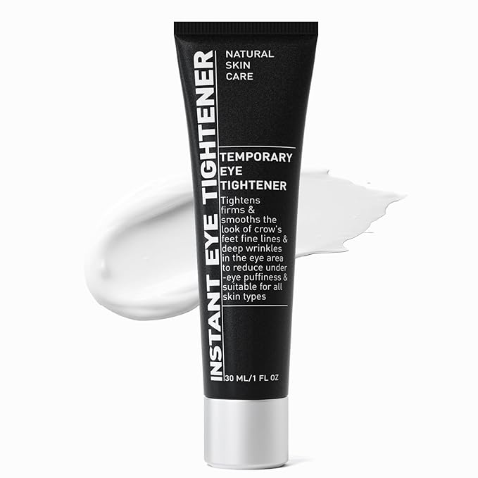 Instant Eye Tightener, Under Eye Bags and Wrinkles Filler, Temporary Instant Visibly Reduces Wrinkles Dark Circles Fine Lines Tightening and Lifting Cream for Women Men, 30ml