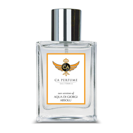 CA Perfume Impression of Aqua Di Giorgi Absolu for Men Woody Aromatic Fragrance Long Lasting Mens Cologne Eau De Parfum 1.7 Fl Oz 50ml
