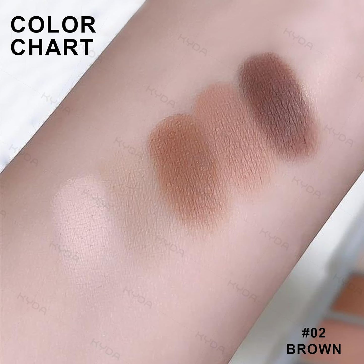 KYDA 5 Colors Matte Brown Eyeshadow Palette, Neutral Nude Eyeshadow, All Matte Eyes Palette, High Pigment Pressed Powder Eye Makeup Gift for Women, Lasting Blendable Daily Eyes Shadow, BROWN