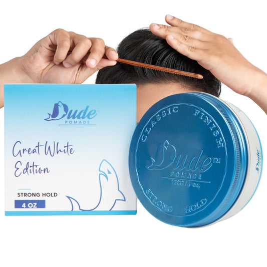 Hair Pomade for Men, Strong Hold, Flake Free, Water Based and Matte Finish Pomade 4oz