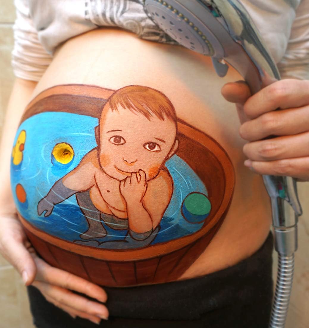 Face Paint Kit, 12 Colors Professional Painting Tubes, Non-Toxic & Hypoallergenic Body Paint Halloween Makeup, Rich Pigment (Great for Adult)