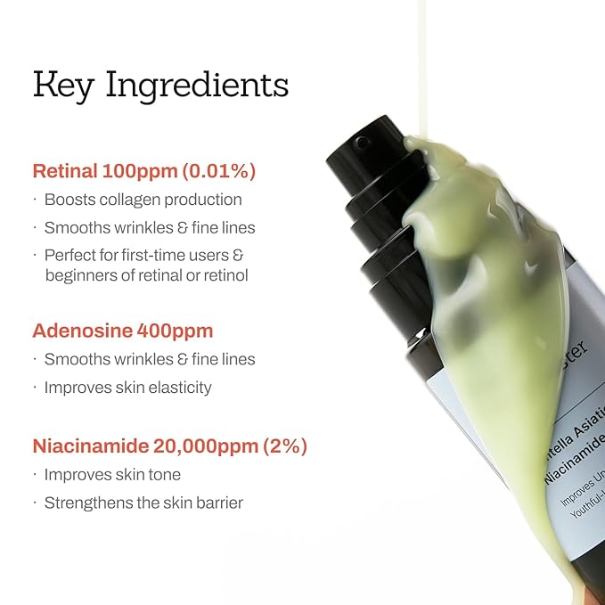 MEDITHERAPY Retinal Skin Booster Serum 5.07 fl. oz - 100ppm Retinal Ideal for Beginner & Sensitive Skin - Advanced Retinol Serum for Face - Retinaldehyde Facial Serum for Uneven Skin Tone & Fine Lines