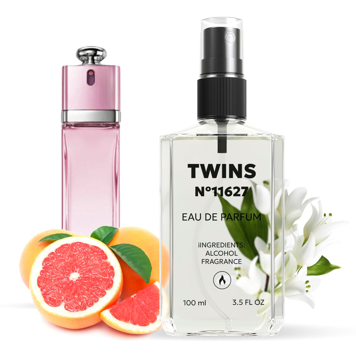 TWINS Impression of Addict 2 | Perfume for Women Eau de Parfum | No.11627 | 3.4 Fl Oz / 100 ml
