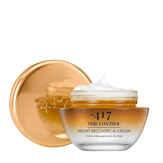 '-417 Dead Sea Cosmetics Time Control Night Recovery A Cream & Face Moisturizer, Wrinkle Recovery Anti-Aging Face Cream