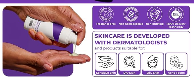 Skin Renewing Retinol Serum For Face, Encapsulated Retinol With Hyaluronic Acid, Niacinamide & Ceramides, Fragrance Free, with Peach Hand Cream Travel Sample Bundle