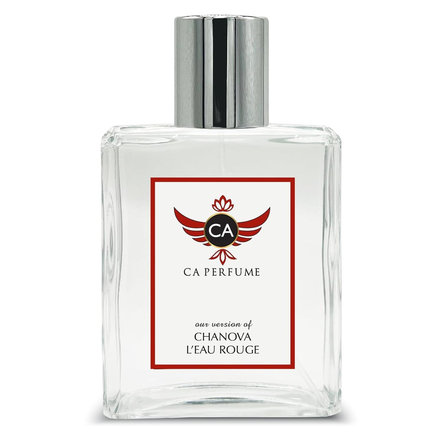 CA Perfume Impression of Chanova L'eau Rouge Women Fragrance Dupes Eau Perfume Spray 3.4 Fl Oz/100ml