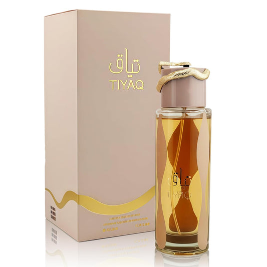 Cologne for Men TIYAQ 3.4 Fl Oz Eau de Toilette Spray Noted with Caramel,Pink Pepper,Rhubarb,Vanilla & Leather,Musk Fragrance Men's Perfume for Daily Use