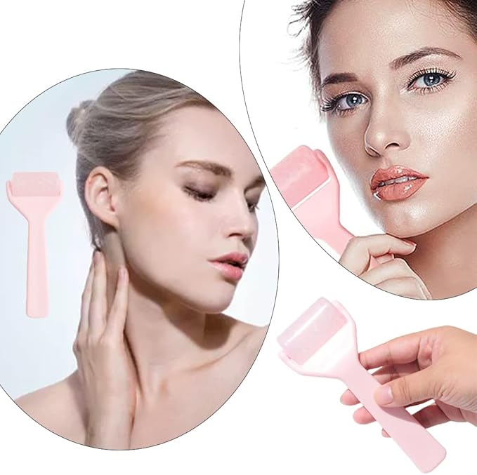 YPWangShengRui Ice Roller for A Reusable Facial Tool Translucent Ice Compress Facial Beauty Tool for Puffiness Migraine Relief and Minor Injury