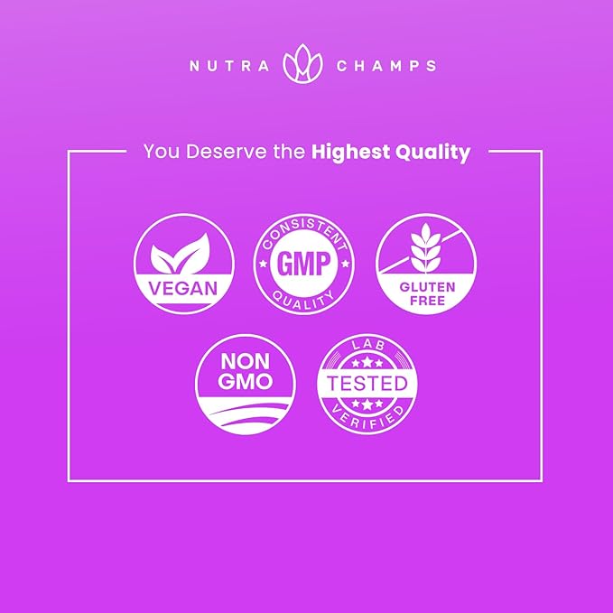 NutraChamps Biotin Gummies 10000mcg [High Potency] for Healthy Hair, Skin & Nails Vitamins for Women, Men & Kids - 5000mcg in Each Hair Vitamins Gummy - Vegan, Non-GMO, Hair Health Supplement