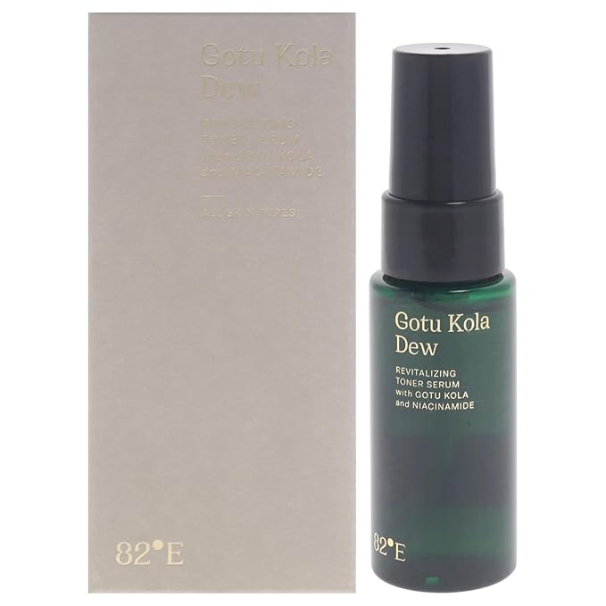 Gotu Kola Dew Revitalizing Toner Serum by 82E for Women - 1 oz Serum