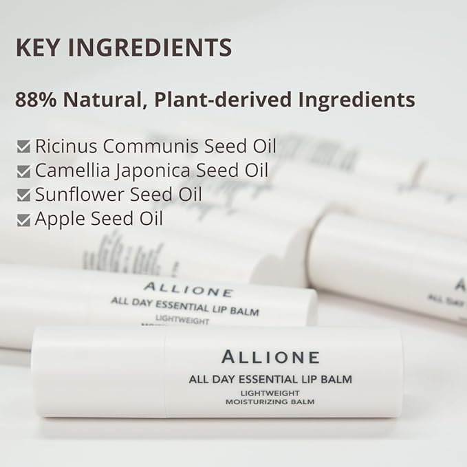 All Day Essential Tinted Lip Balm 03 Bite Watermelon | Natural Gloss Finish, Moisturizing Lip Care, Deep Nourishing Plant-Based Chapstick, Hydrating Lip Butter for Dry Cracked Chapped Lips