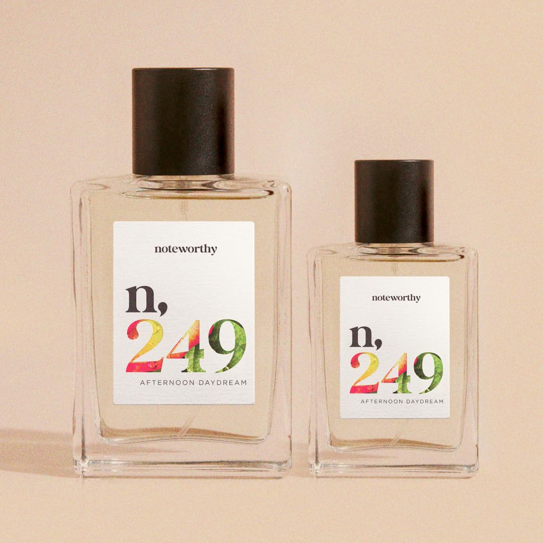 Noteworthy n,249 Afternoon Daydream Eau De Parfum –Bergamot, Ginger Lily, Wood | Sophisticated, Warm Fragrance for Any Occasion | Long-lasting Unisex Perfume for Women & Men (100ml)
