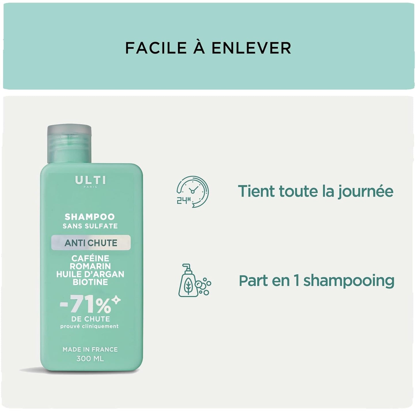 Hair fibers (25g) for thinning hair - Hair Thickening - Instant Full Hair, 100% Natural - Premium french formula - for Women & Men - Hair Powder (Dark Brown)