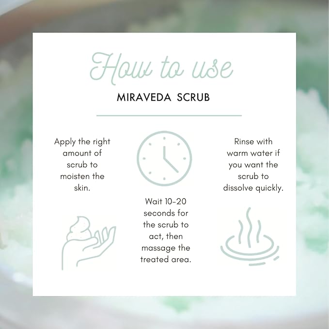 Miraveda by Italwax Citrus Scrub - 250ml / 8.45fl.oz - With coconut oil and lime for a delicate citrus note – Ideal for hand care