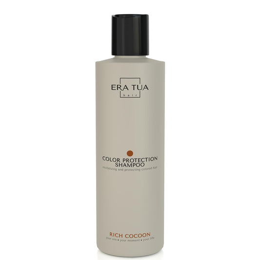 Rich Cocoon Color Protection Shampoo | Dutch Made & Formulated for Premium Color Safe for Color-Treated Hair | Cozy Scent of Warm Wood, White Amber & Jasmine 250 ML