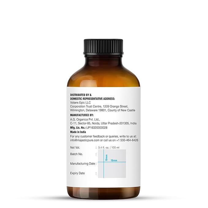 MAJESTIC PURE Peppermint Essential Oil | 100% Pure and Natural | Premium Grade Essential Oils for Hair Care, Home Diffusers, Skin, Aromatherapy, Massage and Humidifiers | 3.4 Fl Oz