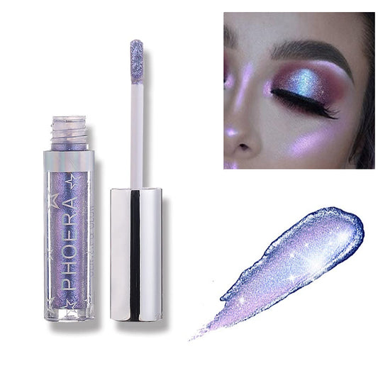 Glitter Eyeshadow，Makeup For Eyes Liquid Shimmer Sparkle Glow Light Colors Pencil Stick Shiny Long Lasting Waterproof Shining Eye Shadow Sets Metallic Pigments Metals Gloss Sparkling Pen Kit (A109)