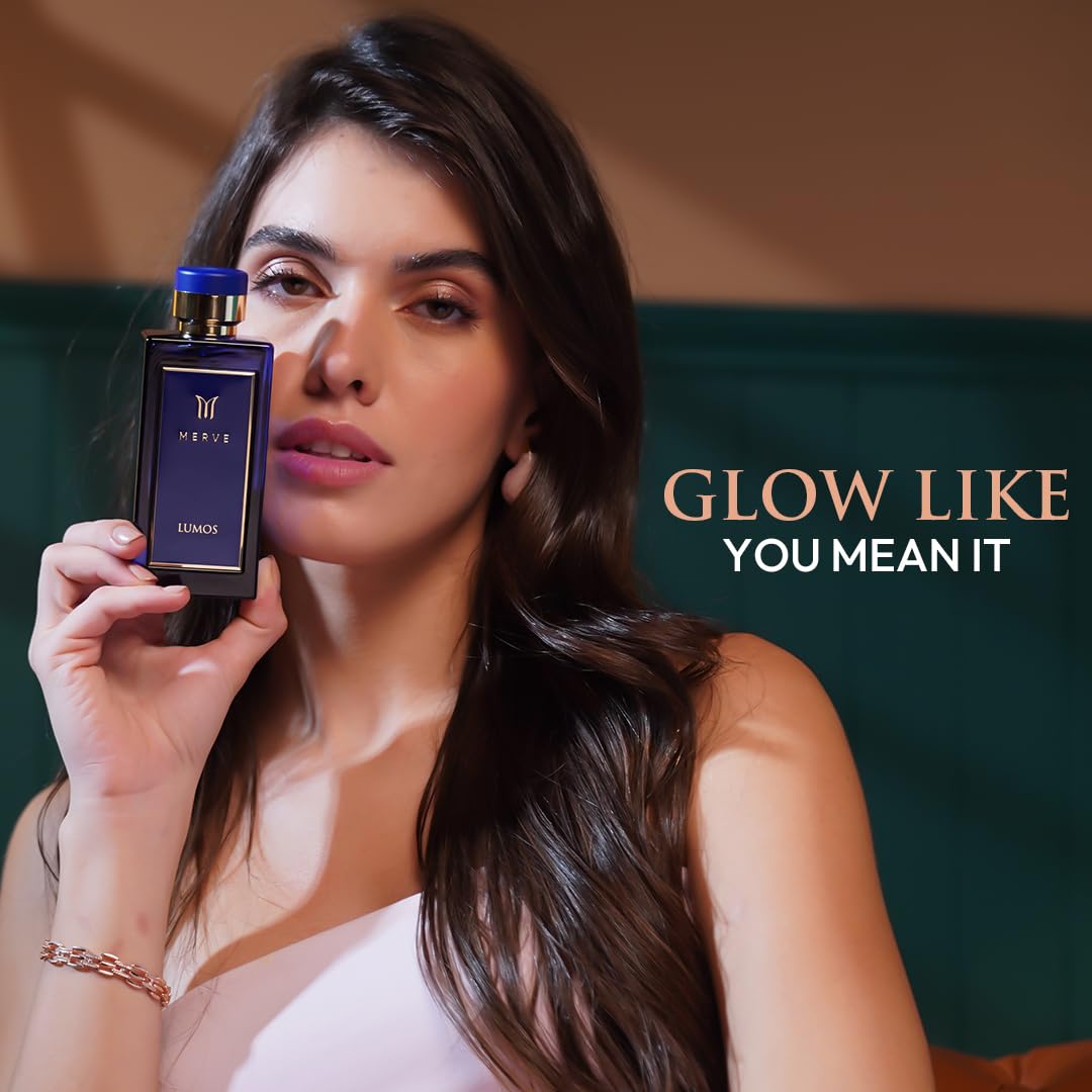 Merve Lumos Premium Long Lasting Fragrance Luxury Scent For Women | Fruity, Floral, Gourmand | Perfume For Women that last long | 3.4 Ounces