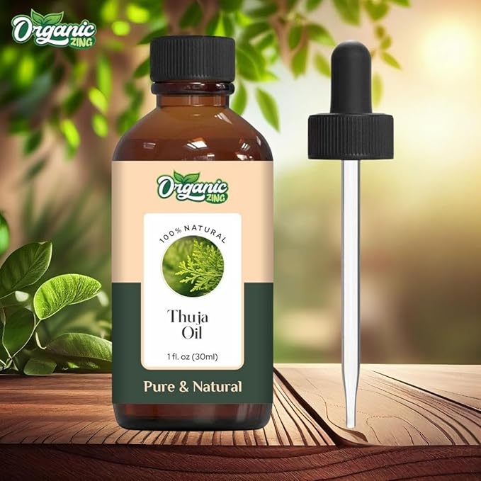 Thuja (Thuja occidentalis L.) Essential Oil Pure & Natural for Skin, Face, Hair Care, Aromatherapy, Diffuser, Conditioner- 30ml/1.01fl oz