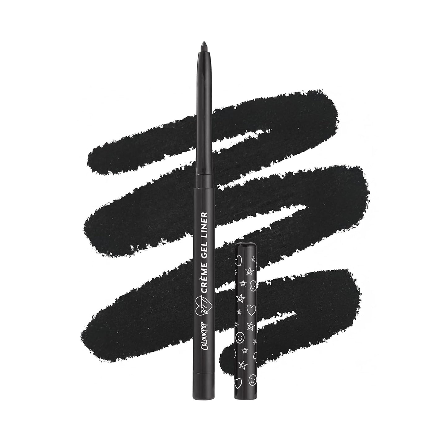 ColourPop BFF Crème Gel Liner - Waterproof Gel Eyeliner Pen with a High-Pigment & Buildable Formula - Colored Eyeliner with 18-Hour Wear - Swerve (0.01 oz)