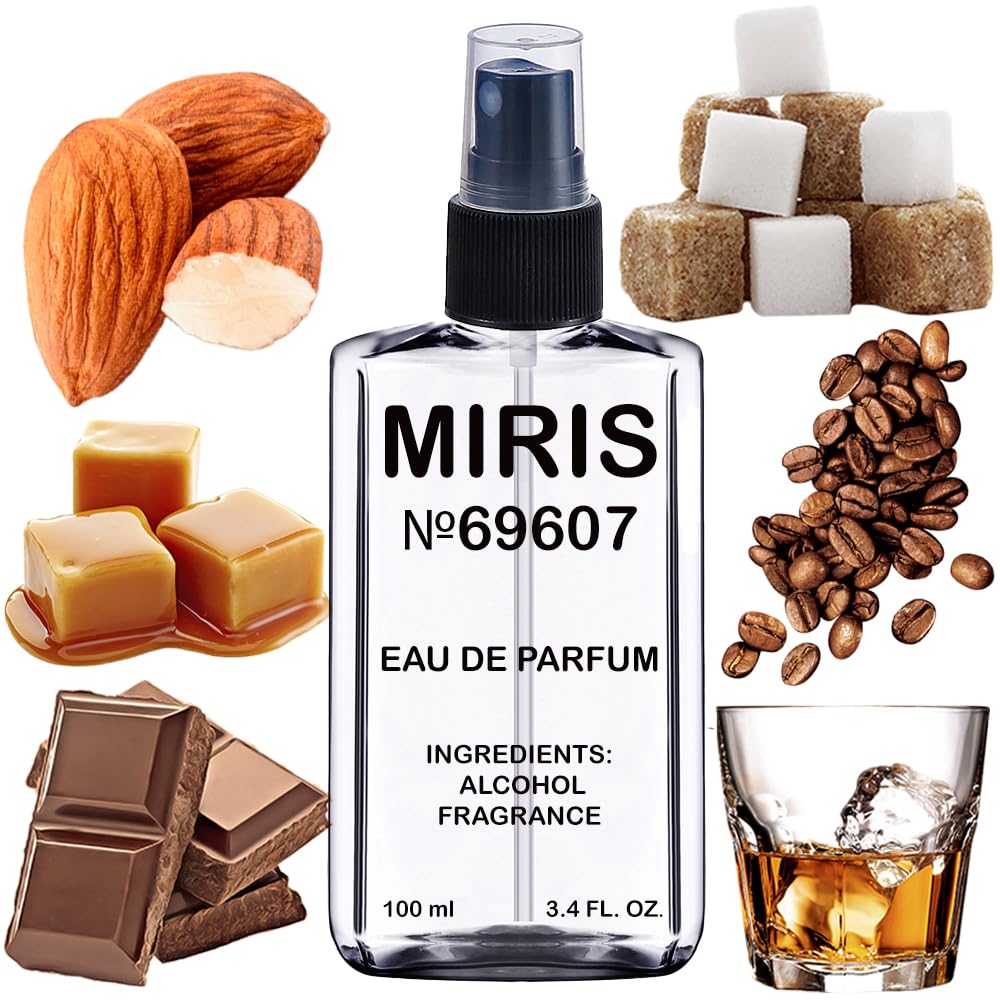 MIRIS No. 69607, Inspired by Black Phantom, Long-Lasting Unisex Eau de Parfum for Women & Men, Spray 3.4 Fl Oz / 100 ml