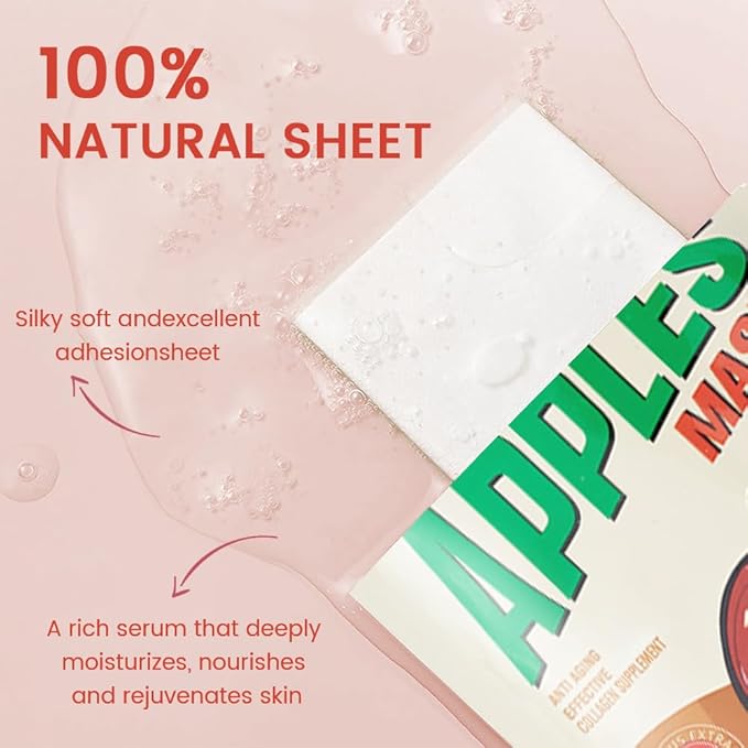 Face Sheet Mask Skincare,Hydrating Spa Face Mask For Sensitive Skin,Moisturize,Nourish for All Skin Types,Natural Skin Care Spa Face Mask for Women Men Girls,Pack of 6