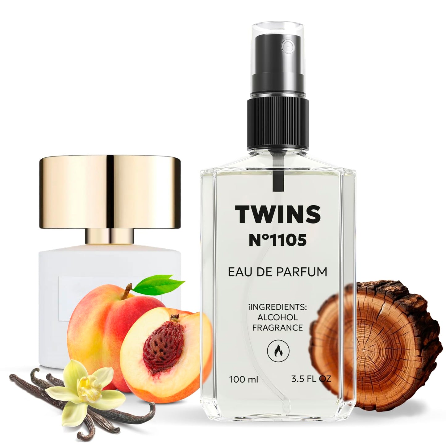 TWINS Impression of Andromeda | Perfume for Women Eau de Parfum | No.1105 | 3.4 Fl Oz / 100 ml