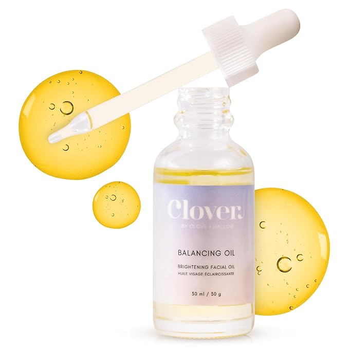 Clover Balancing Oil | Supports Clearer Skin, Promotes a Healthy Complexion, and Enhances Natural Radiance | Cruelty-Free & Vegan Face Oil - 30ml