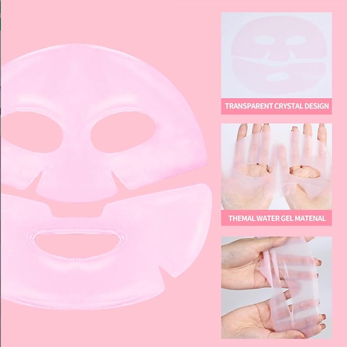 5 Packs Korean Overnight Collagen Face Mask: Glass Skin Face Mask for Deep Moisturizing, Firming, Glowing – Low Molecular Bio Collagen Sleeping Sheet Mask for Glass Glow