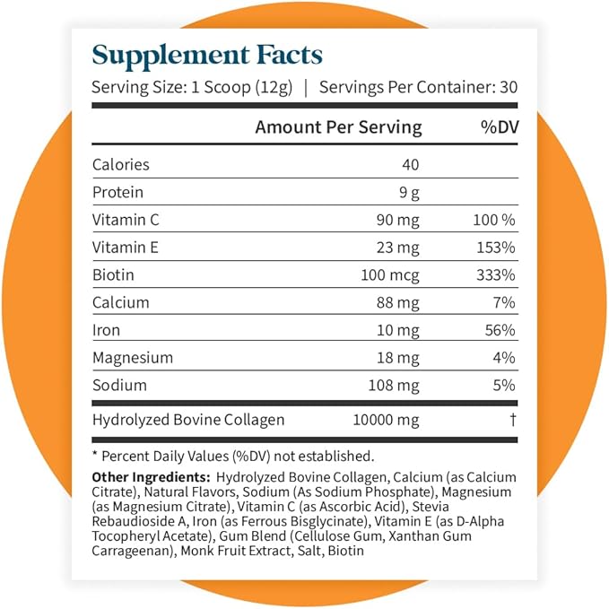 Pattern Wellness Collagen Peptides Powder (Type I & III) - Hair, Nails, Skin and Joint Health - Grass Fed & Pasture Raised - Hydrolyzed Collagen, Non-GMO, Dairy Free, & Keto - Caramel (13 Oz)