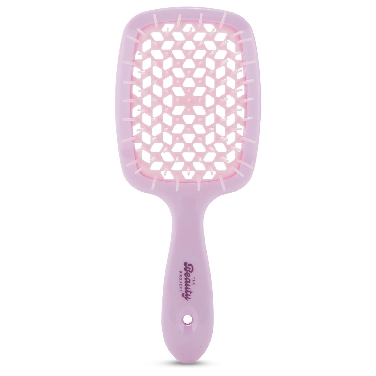 Detangling Brush for All Wet or Dry Hair Types - Pain-Free Brushing, Vented Hair Brush - Lightweight Handle with Extreme Flex to Contour to Scalp (Amethyst)