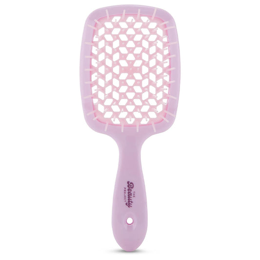Detangling Brush for All Wet or Dry Hair Types - Pain-Free Brushing, Vented Hair Brush - Lightweight Handle with Extreme Flex to Contour to Scalp (Amethyst)