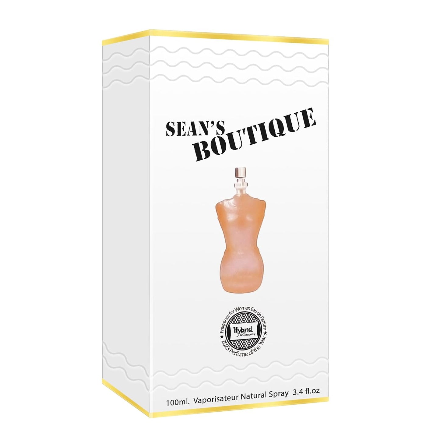 Hybrid & Company Sean's Boutique For Women Eau De Parfume Pour Femme Natural Spray 3.4FL.OZ